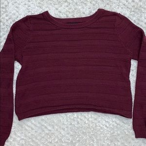 Joe Boxer Crop Knit Sweater
